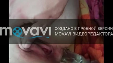 Коллектор трахает девку в наручниках в жопу самотыками и хуем за долги, снимая на телефон