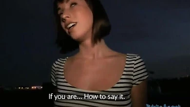 Пикап. Очередная молоденькая глупыха обманом выебана в рот и пизду со съёмкой на камеру