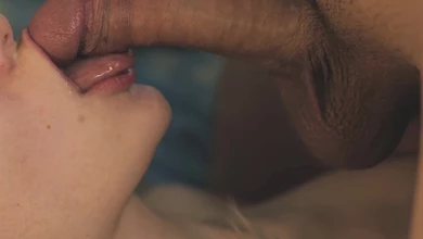 Самый близкий ракурс минета из возможных, который заставит возбудиться даже девок, которые не сосали никогда